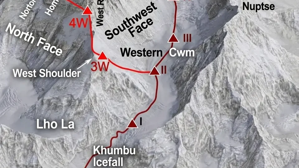 Everest Base Camp Trek Map