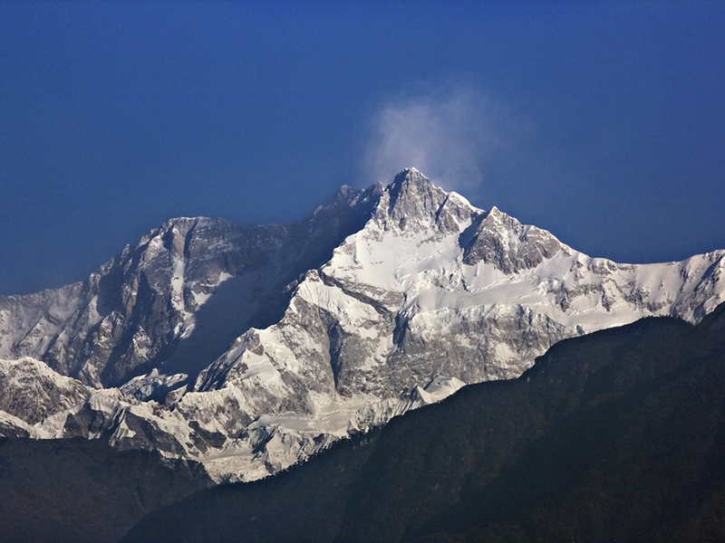 Kangchenjunga Aerial View