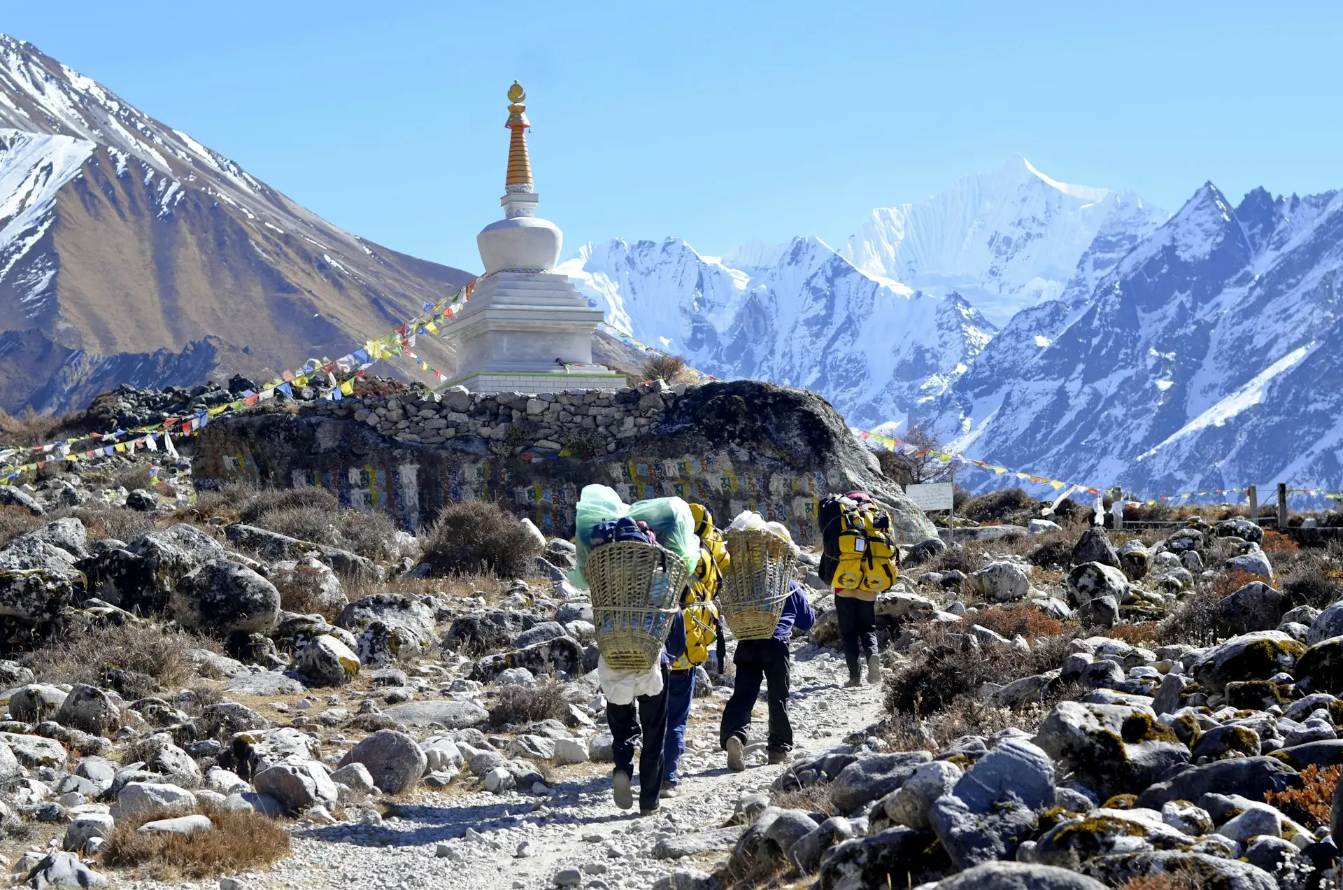 Langtang Heritage Trail route