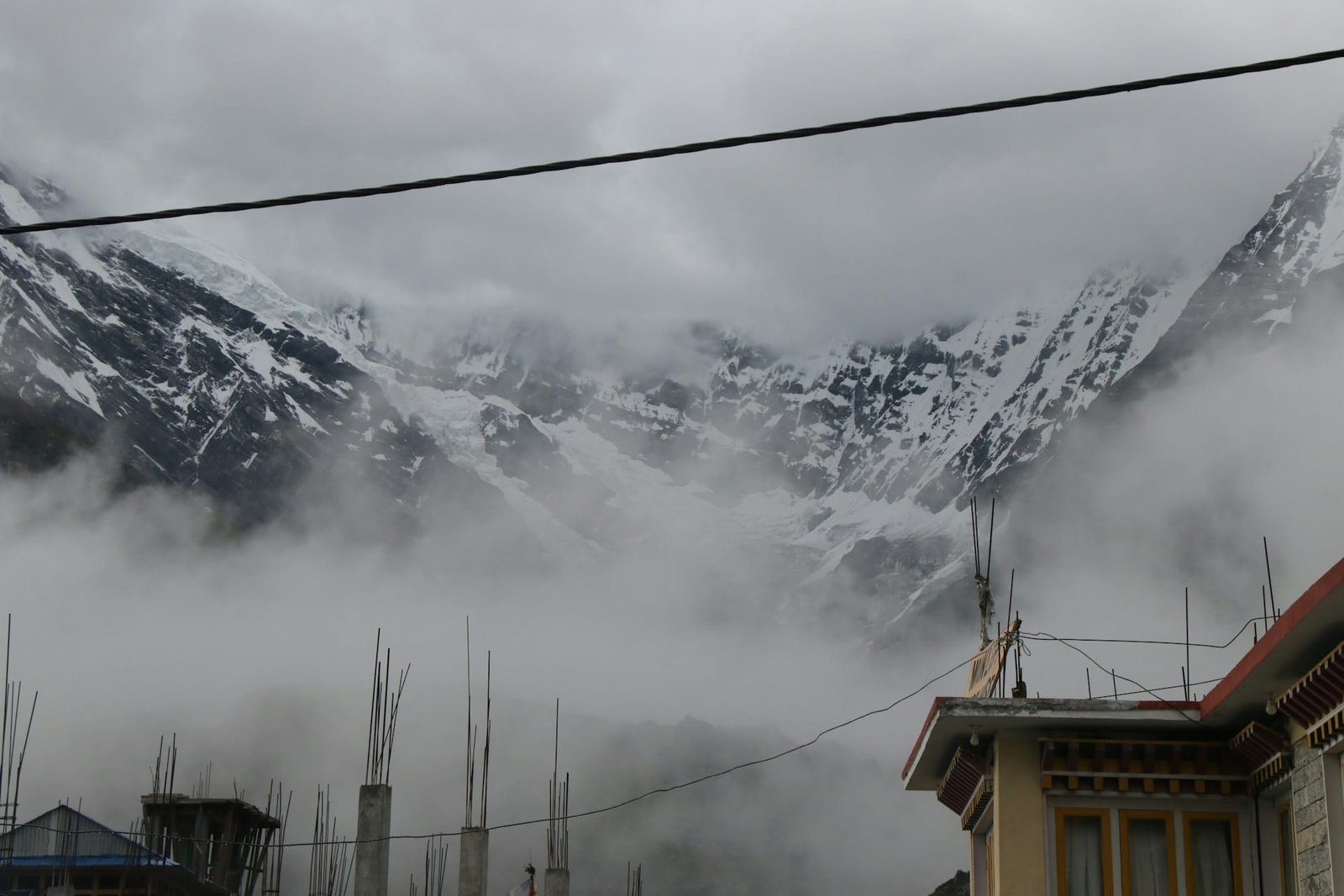 Langtang Valley Distant Mountain Breathtaking Views