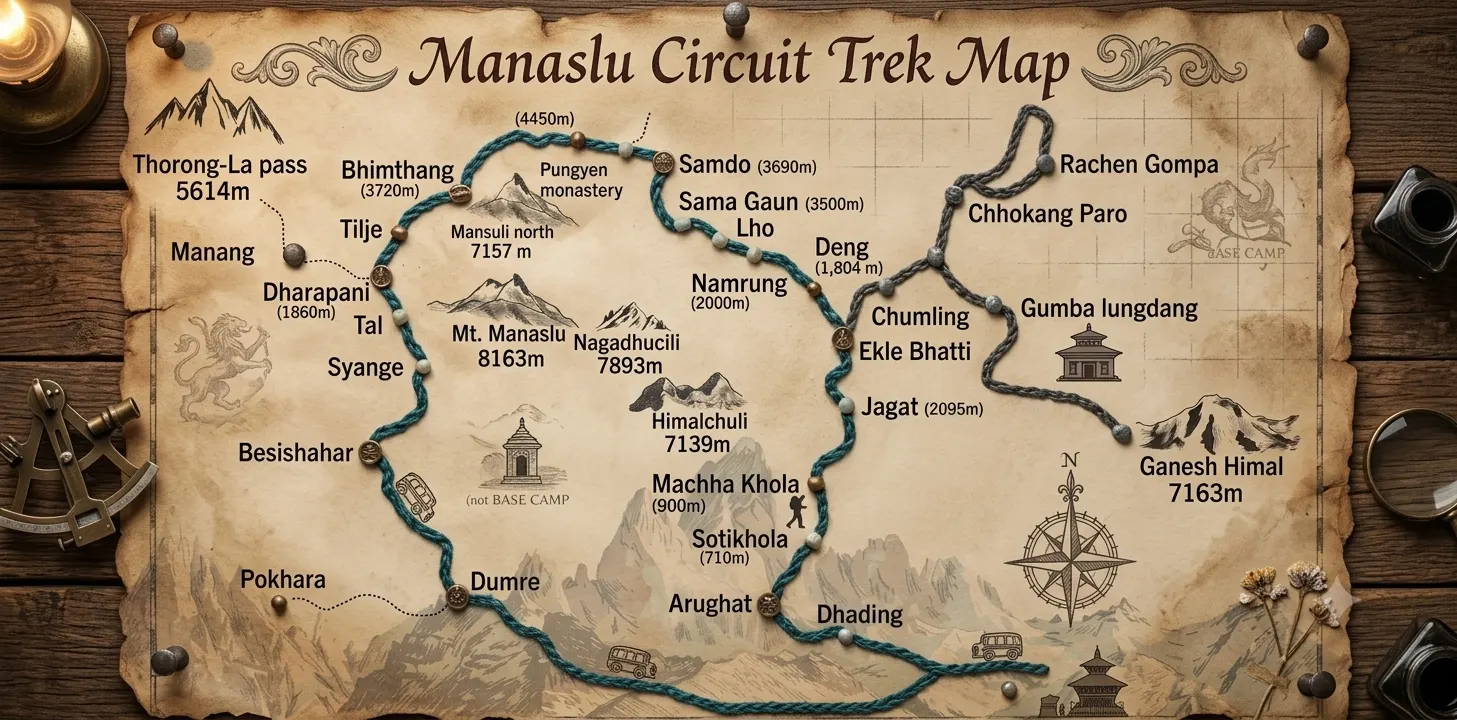 Manaslu Circuit Trek