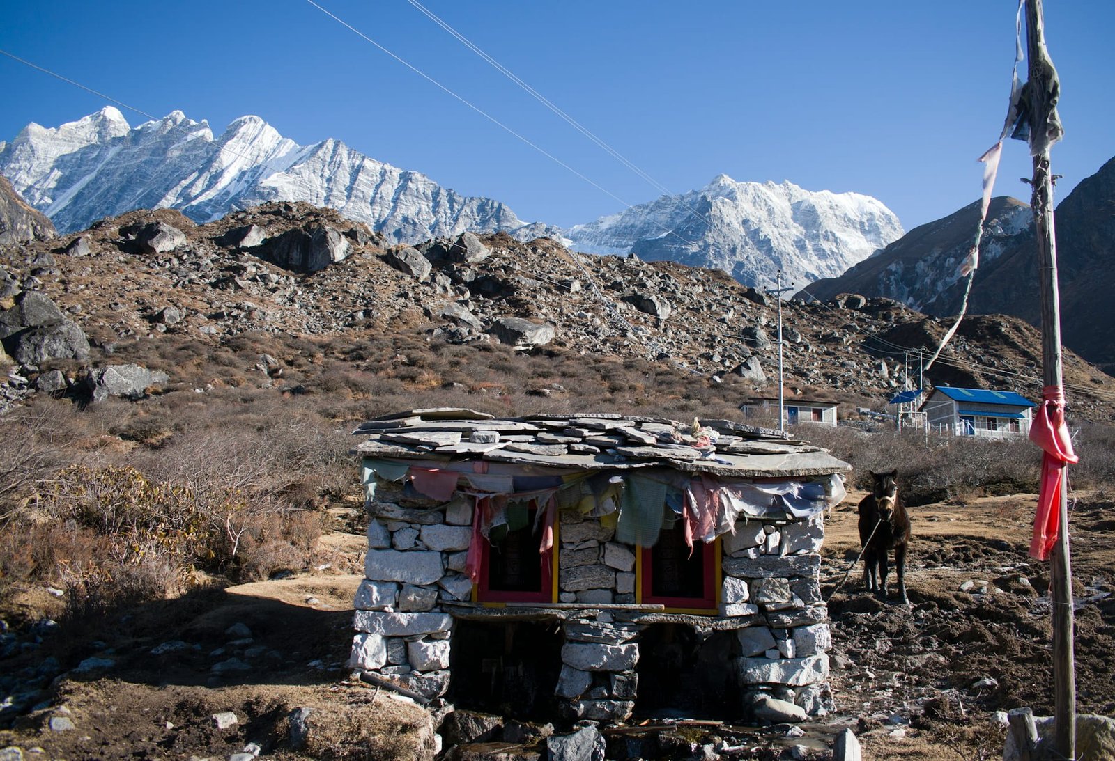 Scenic Village View in Nepal