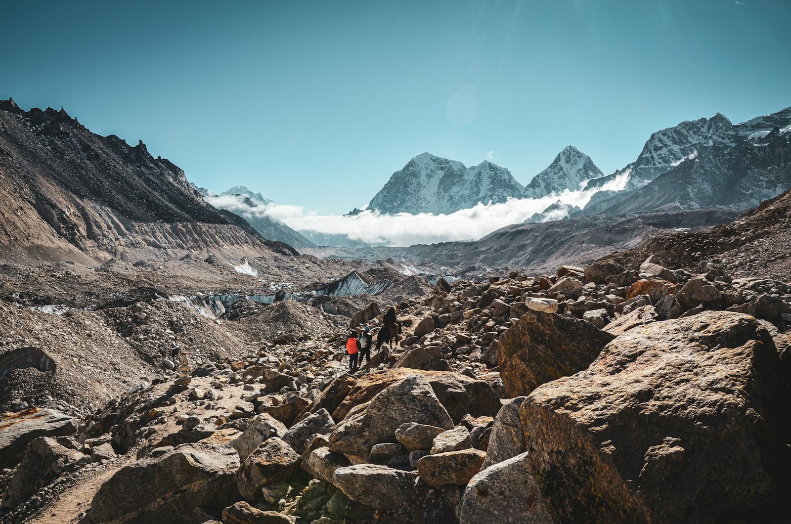 Scenic View of Route of Mount Everest