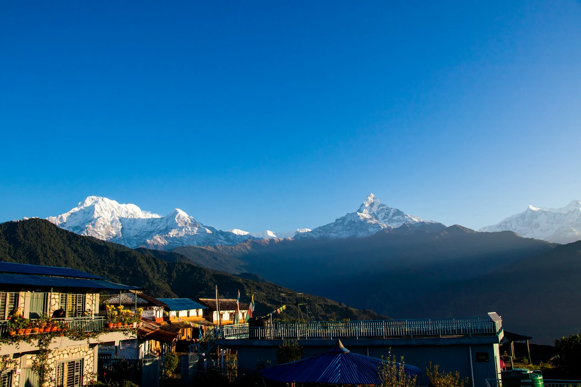 Annapurna Base Camp Elevation- annapurna range view