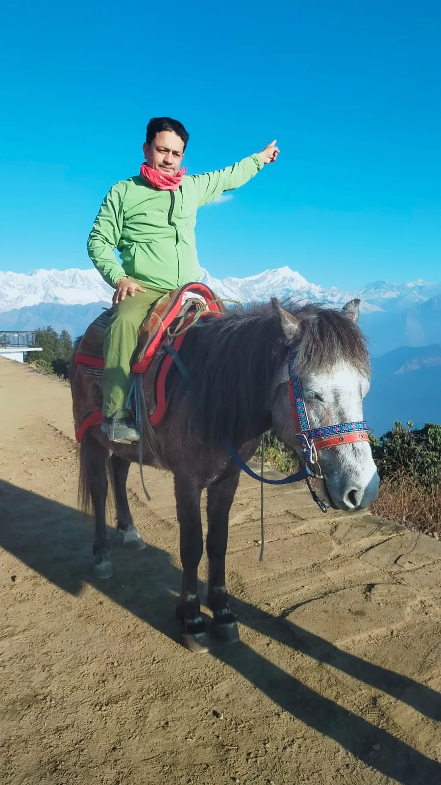 Horse Riding Near Himalaya