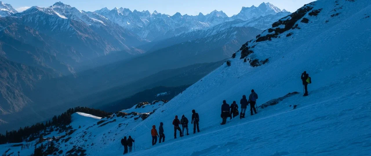 trekking in the Himalayas